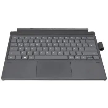 Aksesorë për tablet Wortmann TERRA TYPE COVER PAD 1200 / QWERTZ DE Layout / Magnetike – Zezë