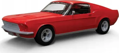 Model makinë Airfix QUICKBUILD Ford Mustang GT 1968, lodër ndërtimi, shumëngjyrëshe - 3