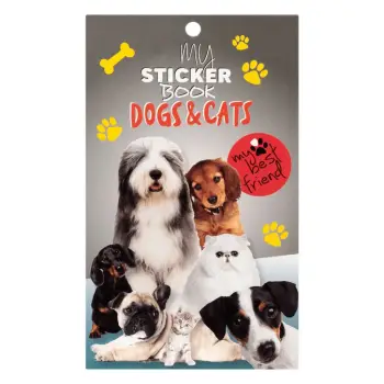 Set sticker me mace dhe qenush