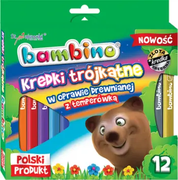 Lapsa me ngjyra St. Majewski Bambino + mprehëse, 12 ngjyra