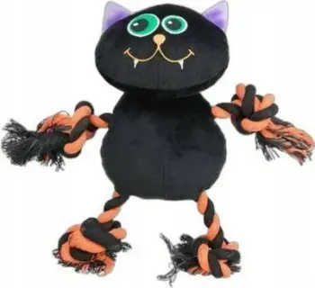 Set lodrash për qen Trixie Halloween, 32cm, 16 copë, portokalli