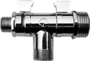 Valvul ujit Aquacer Combi Plastic, 1/2" 3/8" 3/4", krom
