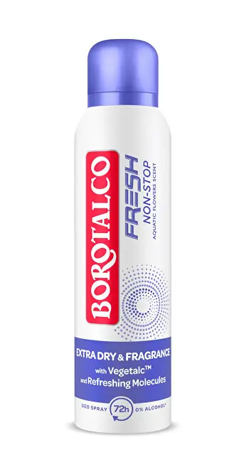 Deodorant sprej Borotalco Fresh Aquatic Flowers, 150 ml