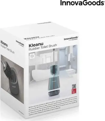 Furçë tualeti InnovaGoods Standing, antibakteriale, me bazë vetëthanëse, gri