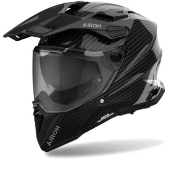 Helmeta adventure Airoh Commander 2 Carbon, 3XL, e zezë