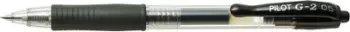 Stilolaps xhel automatik Pilot G2, majë extra fine 0.25mm, i zi