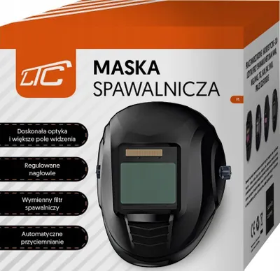 Helmeta automatike për saldim LTC PRO, errësim automatik, e zezë - 4