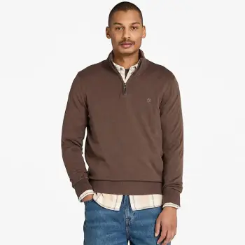 Bluzë TIMBERLAND Cotton YD 1/4 Zip Sweater