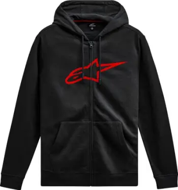 Bluzë me kapuç Alpinestars Ageless II Zip, pambuk poliester, e zezë