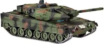 Model plastik Revell Leopard 2 A6M, tank ushtarak, për montim, shumëngjyrësh