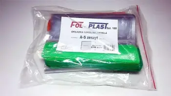Kapak fletoreje A5 Regular NO 40, set 100 copë, transparent