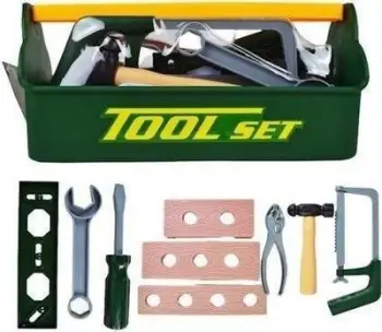 Set lodrash veglash Maxik Tool Set, në kuti plastike, me dorezë, shumëngjyrësh