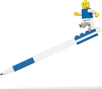 Stilolaps xhel LEGO Gel Pen, me minifigura, blu