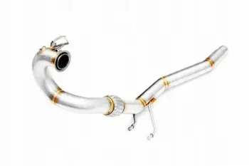 Downpipe Poujoulat për Audi A3 2.0 TDI, pjesë zëvendësuese, çelik