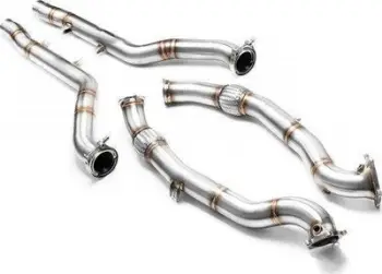 Downpipe RM Motors për Audi S6 S7 RS6 RS7 4.0 TFSI, 76.1 mm, çelik inoks
