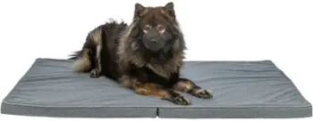 Shtrat ortopedik për qen Trixie Samoa Vital, shkumë memory, bazë kundër rrëshqitjes, gri