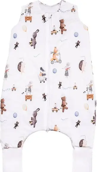 Thes gjumi PULP BAMBOO, 1 TOG, për 1 2.5 vjeç, me çorape, dizajn animals in travel