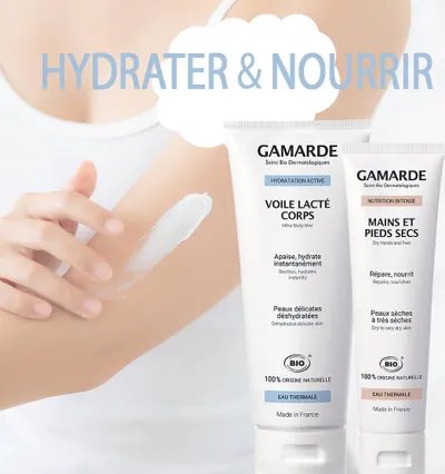 Qumësht trupi Gamarde Active Hydration Vela, hidratues, organik, 200ml - 2