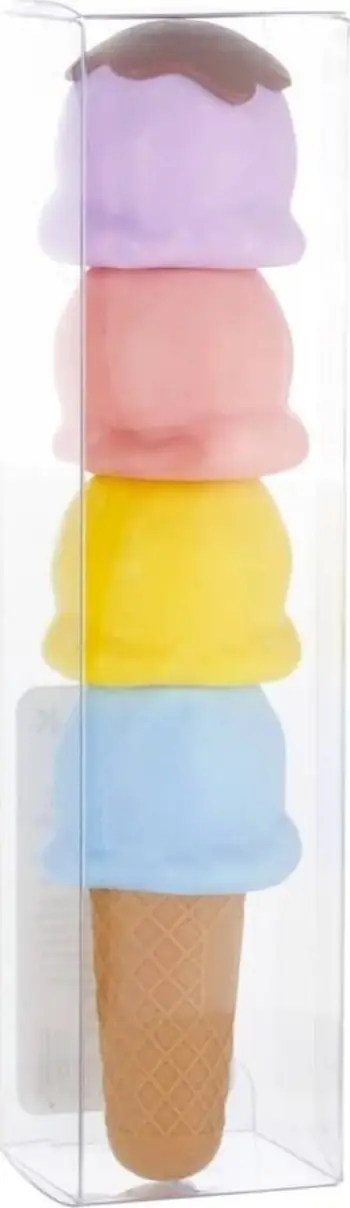 Markerë tekstualë Starpak Mini Ice Cream, set 4 copë, shumëngjyrëshe
