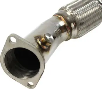 Downpipe shkarkimi TurboWorks Mitsubishi Lancer EVO X, inox, 76mm, argjendtë