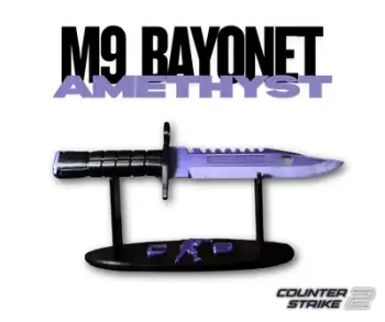 Thikë 3DPrintKS CS2/CS:GO - M9 Bayonet Amethyst