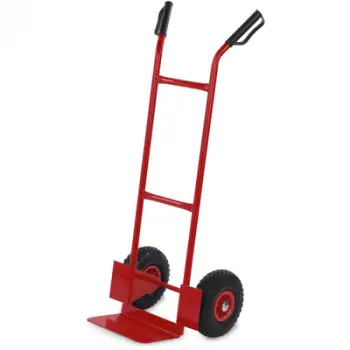 Karrocë dore Kreator KRT670301, kapacitet 200kg, rrota gome, gri
