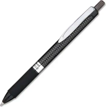 Stilolaps xheli Pentel OH!GEL K497, i zi, trup argjend
