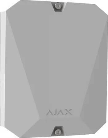Modul alarmi Ajax MultiTransmitter, integrim sisteme me tela, i bardhë