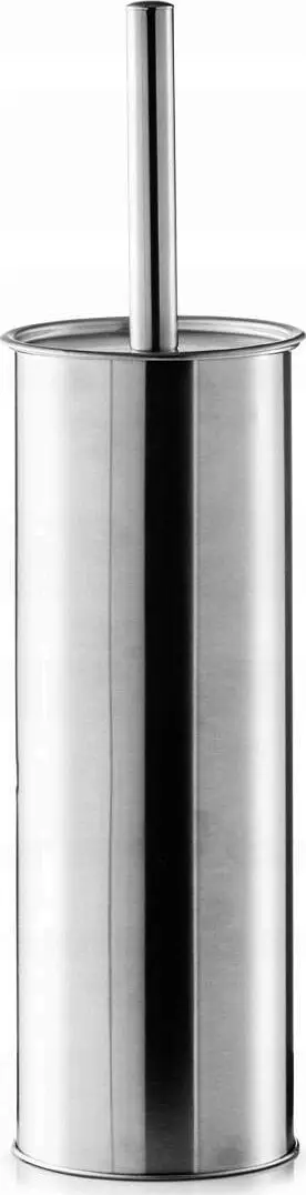 Furçë WC Zeller Stainless Steel 18401, çelik inox, me mbajtëse, argjendtë