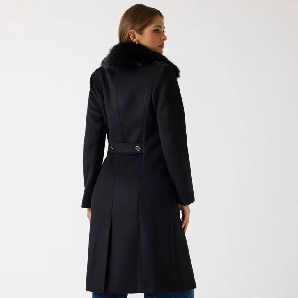 Jakne GUESS KAROLE FUR COLLAR CO - 3