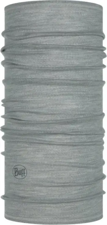 Shall tubular Buff Merino Lightweight 1130109331000, lesh merino, i lehtë, gri