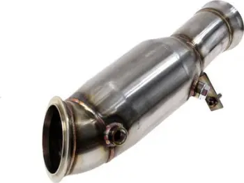 Downpipe TurboWorks për BMW F22 F23 F87 M2 M235i N55, katalizator 200 cell, çelik inox