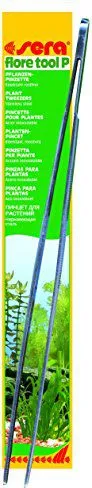 Pincetë çeliku inox për akuarium, e gjatë, argjendi - 1