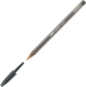 Stilolapsa BIC Cristal Large, maje e trashë, set 50 copë, bojë e zezë