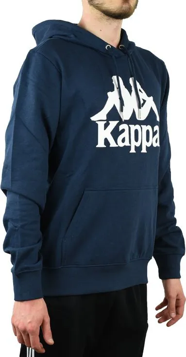 Bluzë me kapuç Kappa Taino, pambuk, navy, për burra - 2