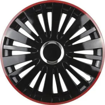 Kapak gomash Falcon 16", plastikë ABS, i zi me buzë të kuqe