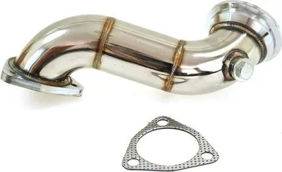 Downpipe TurboWorks për Opel Astra G H OPC 2.0, DECAT Race, inox - 1
