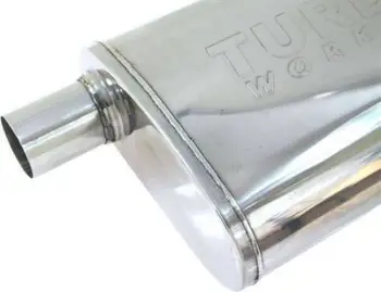 Marmitë qendrore TurboWorks LT, 76mm, çelik inox 304SS, argjend