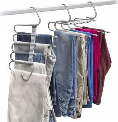 Varëse 5‑në‑1 për pantallona InnovaGoods Havser, çelik inox, e bardhë - 2
