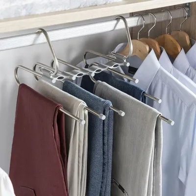 Varëse 5‑në‑1 për pantallona InnovaGoods Havser, çelik inox, e bardhë - 3