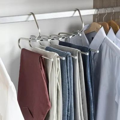 Varëse 5‑në‑1 për pantallona InnovaGoods Havser, çelik inox, e bardhë - 4