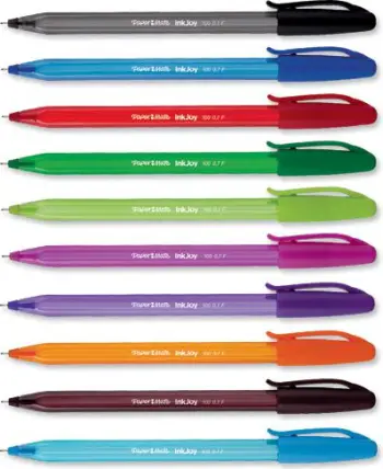 Stilolapsa Paper Mate InkJoy 100, majë 1.0mm, ngjyra të përziera