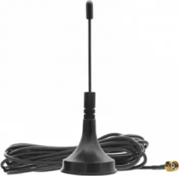 Antena e jashtme Wi-Fi Zamel ANT-01, 2.4 GHz, me magnet, e zezë