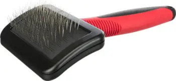 Furkë krehëse për kafshë Trixie Grooming Brush, gjilpëra metalike, 9 x 16 cm