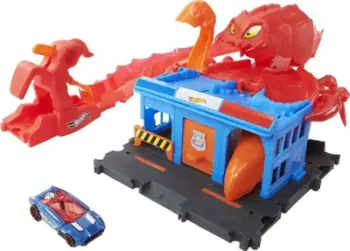 Set lojërash Hot Wheels City Nemesis, pista dhe playset, ngjyra të asortuara