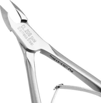 Pincetë për kutikula Nghia Export CL.206 12, teh 5 mm, çelik inox