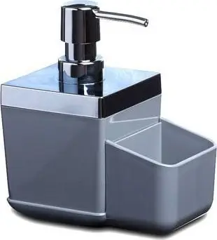 Dozator sapuni për kuzhinë Stilo Tuscany, 440 ml, plastikë, gri
