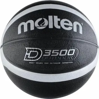 Top basketbolli Molten B6D3500 KS, outdoor, madhësia 6, i zi