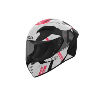 Helmeta integrale Airoh Connor Omega, ECE 22.06, matt black light grey red, XL