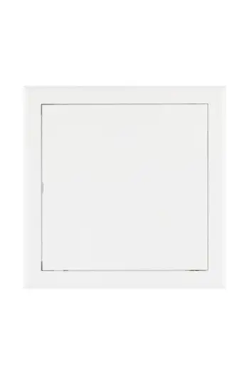 Kapak inspektimi dere Glori Ir Ko, 150x150mm, plastik, i bardhë